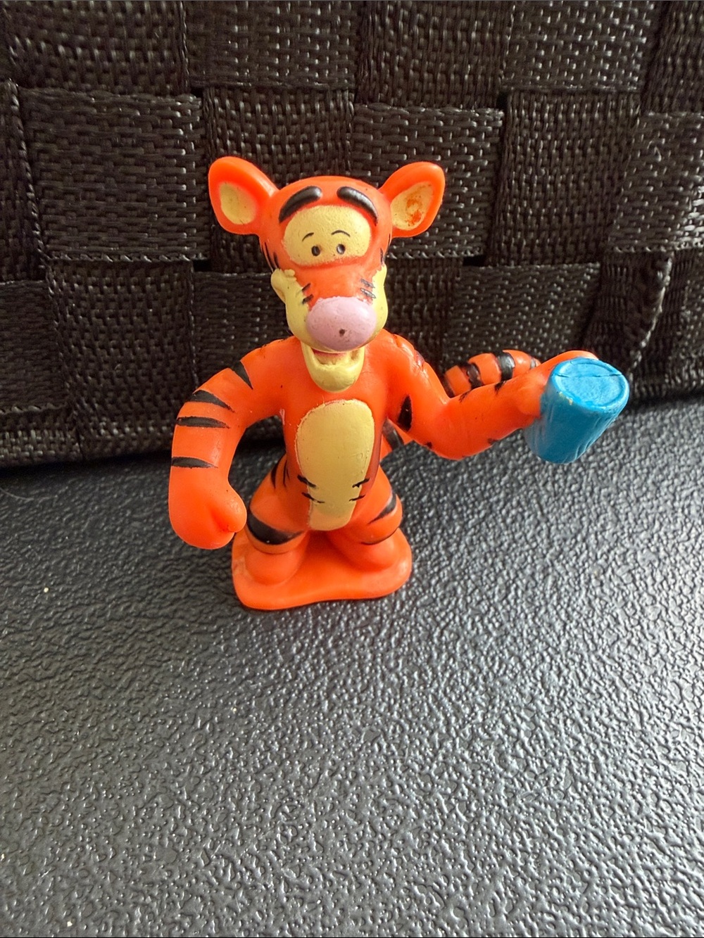 Disney Tigger with blue cup figurine